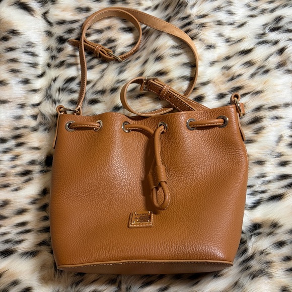 Dooney & Bourke Caramel Leather Shoulder Bag